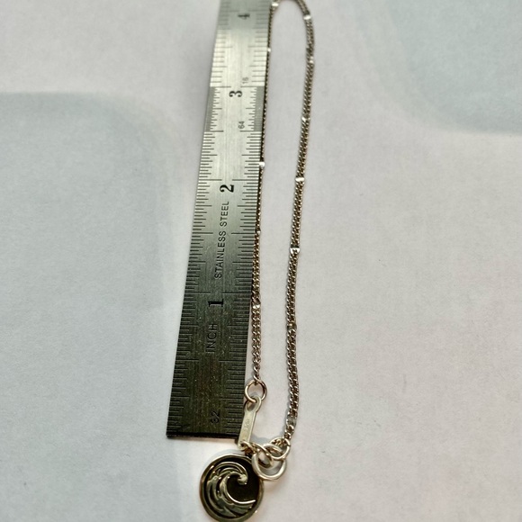 925 Sterling silver Ankle Bracelet with Matching Toe Ring - Picture 6 of 8